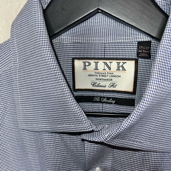 Thomas Pink Button Up Classic Fit 
